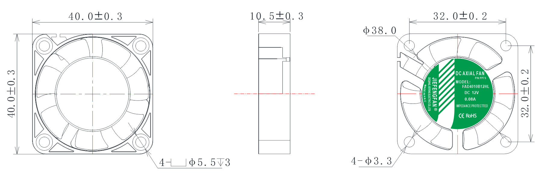 FAD4010B2HL-PP7S(Square Frame)